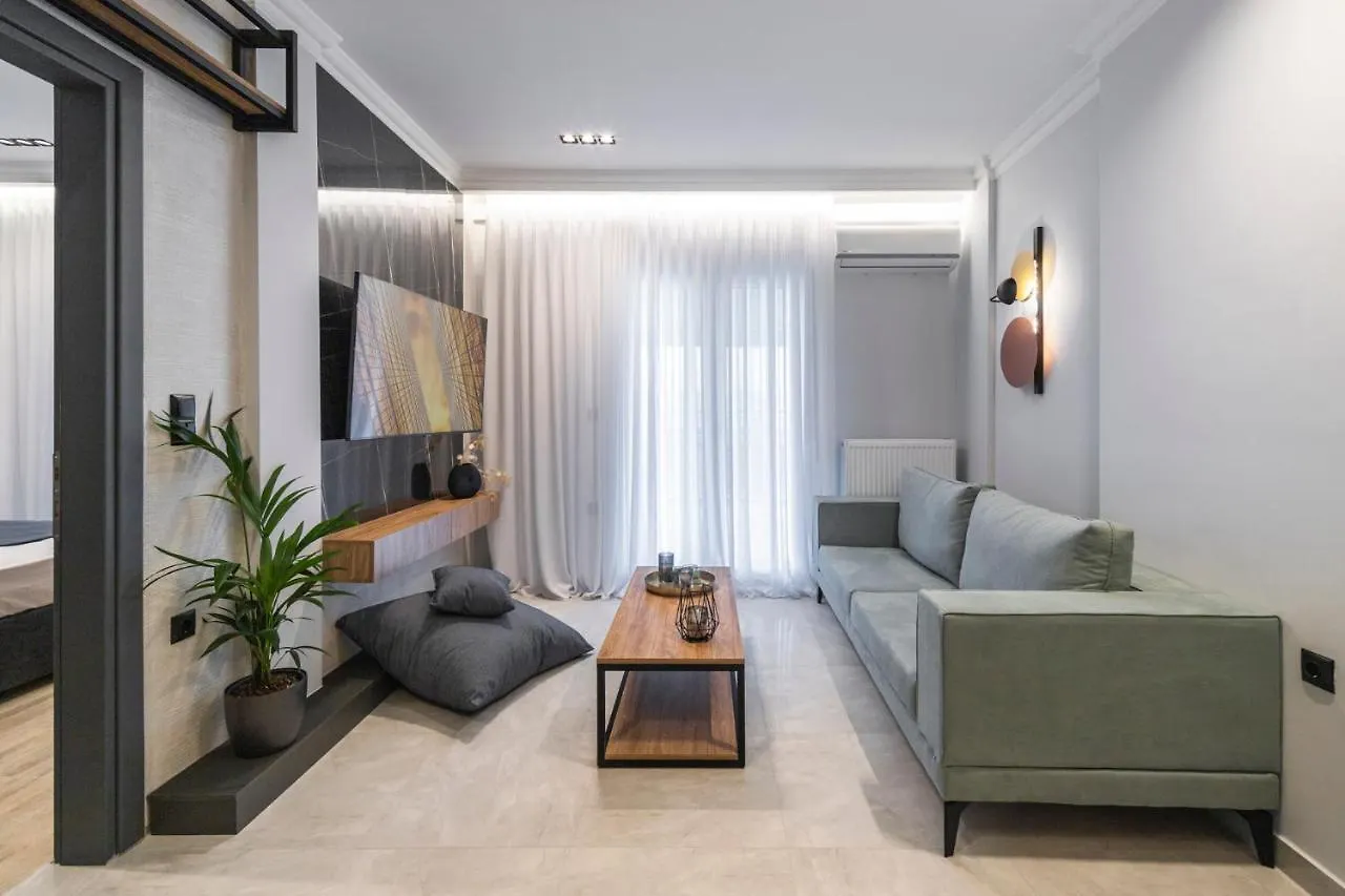 Apartmán Ares Penthouse Soluň Řecko